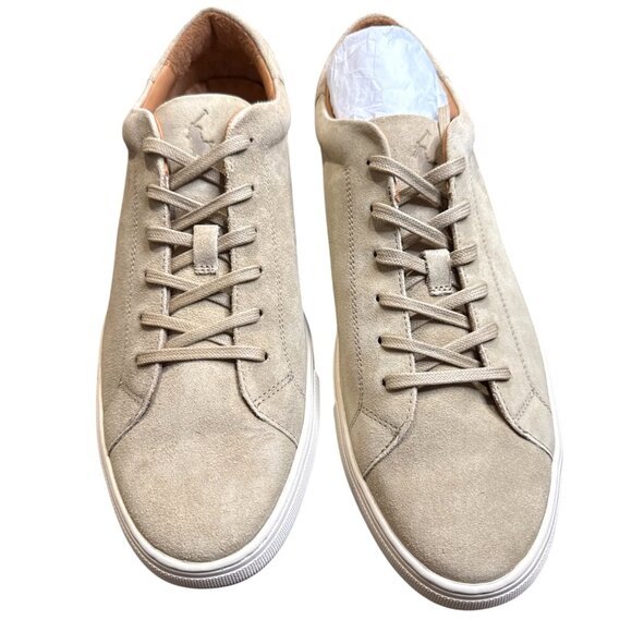 Polo Ralph Lauren Jermain Dirty Buck Beige Suede Sneaker Men 12 NWOT MSRP $148 - Picture 2 of 7